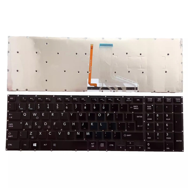 Toshiba P50-A P50T-A P55-A P55T-A P70-A P75-A backlit UI keyboard - main product image