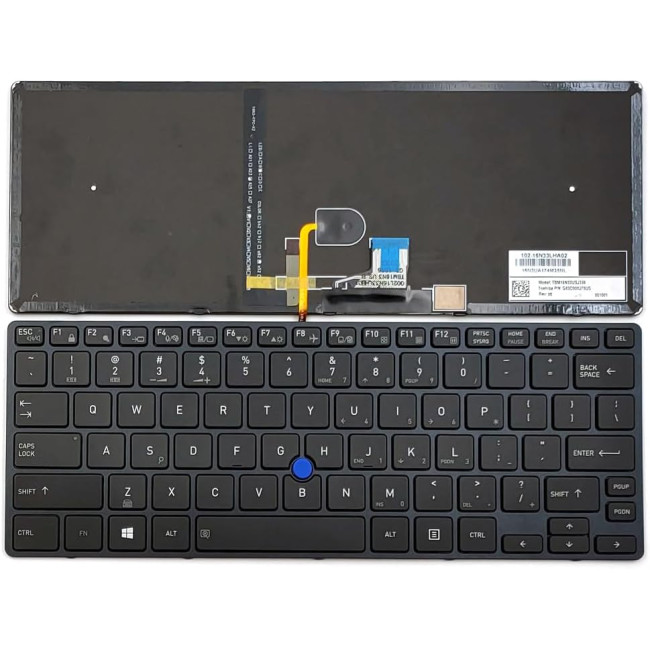 Toshiba Portege X30-D, X30-E, backlit US keyboard - main product image