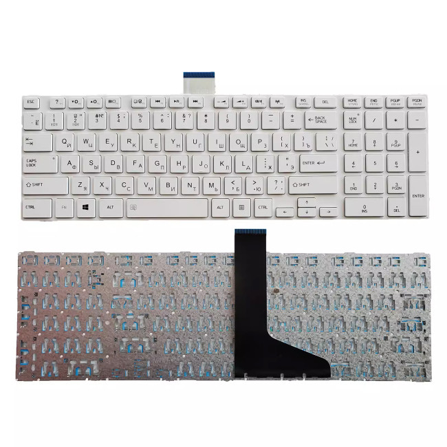 Toshiba Pro L850 L850-T02B L850-T01R white Russian RU keyboard - main product image