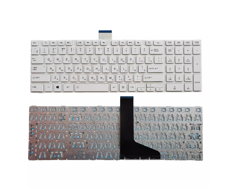 Toshiba Pro L850 L850-T02B L850-T01R white Russian RU keyboard