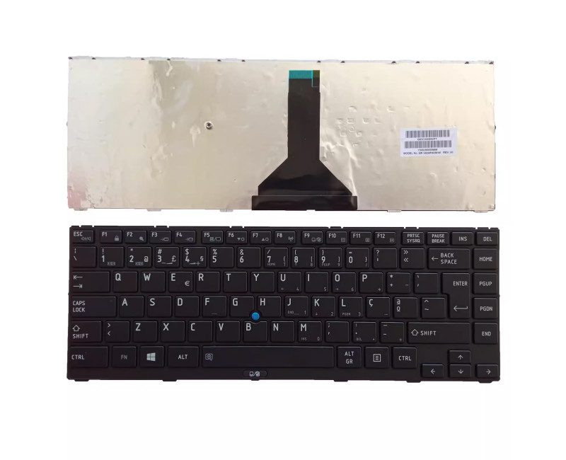 Toshiba R840 R845 R845-S80 R845-S85 R800 R940 R945 Portuguese PO keyboard - additional view 