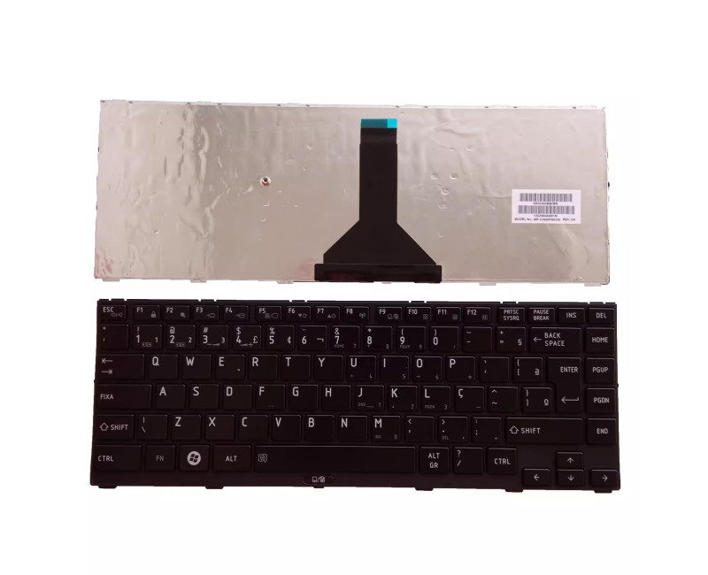 Toshiba Satellite R845 R945 Tecra R840 R940 Brazilian BR keyboard - additional view 