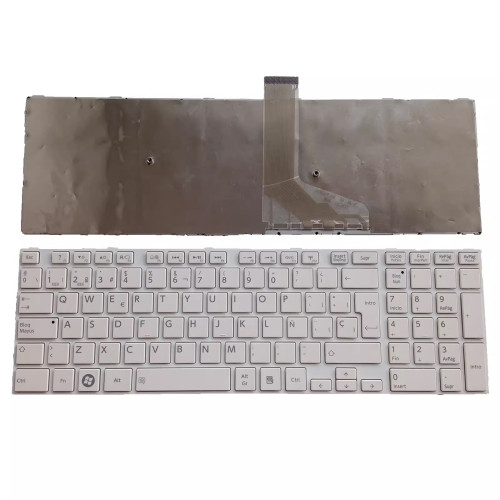 Toshiba Satellite S50 S50-A S50D-A S50t S50t-A white Spanish SP keyboard - main product image