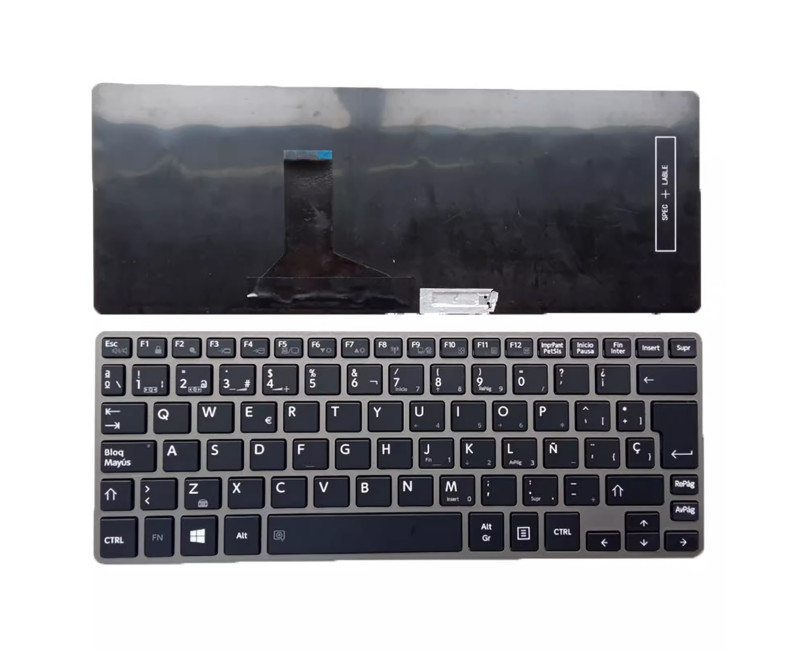 Toshiba Z30 Z30T Z30T-A Z30-A Z30-C Z30T Z30-B Spanish SP keyboard - additional view 