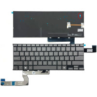 ASUS Zenbook S14 UX5406A UX5406S UM5406G backlit US keyboard gray 1-screw