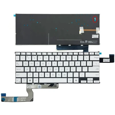 ASUS Zenbook S14 UX5406A UX5406S UM5406G backlit US keyboard white 1-screw