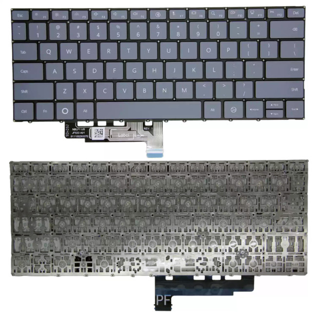 Huawei MateBook X Pro 2024 VGHH-16 VGHH-32 VGHH-X gray US keyboard - main product image