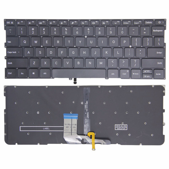 Xiaomi Air 13.3 161301 1604 1613 1703 1704 black backlit US keyboard - main product image