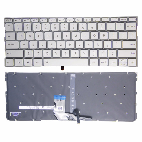 Xiaomi Air 13.3 161301 1604 1613 1703 1704 silver backlit original US keyboard - main product image