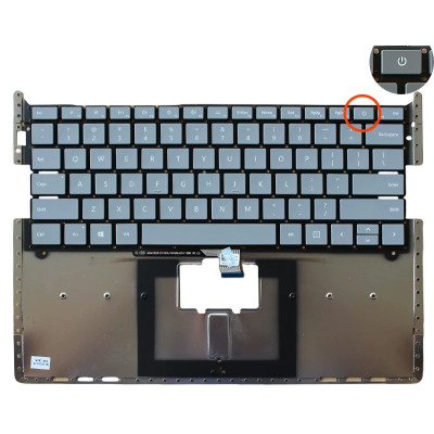 Microsoft surface laptop 1 2 1769 1782 1770 1772 1790 US keyboard light gray