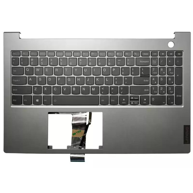 Lenovo ThinkBook 15 G2 ITL ARE, 15 G3 ITL ARE gray backlit us keyboard palmrest non-touchpad - main product image