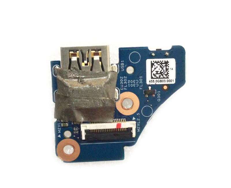 HP ENVY X360 15-DR 15-DS USB 448.0GB01.0011 Power Button Board Cable