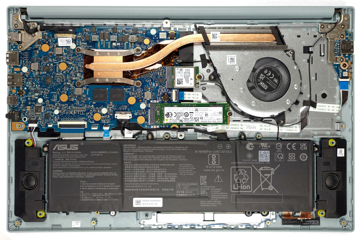 Internal Photo of ASUS Vivobook 15 E1504 30pin 0.5mm LED 1422-04160AS LCD Cable (ASUS E1504)